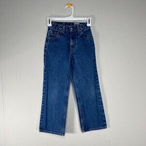 Levi's 569 SLIM LOOSE Straight Denim Jeans Boy's 7XS Blue Casual Pants